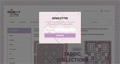 Desktop Screenshot of patchworkplus-quilting.com